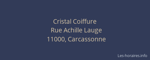 Cristal Coiffure