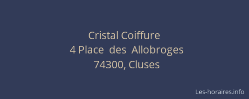 Cristal Coiffure