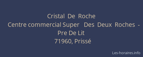 Cristal  De  Roche