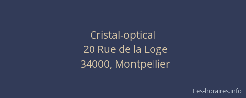 Cristal-optical