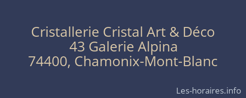 Cristallerie Cristal Art & Déco