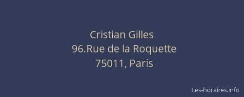 Cristian Gilles