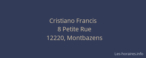 Cristiano Francis