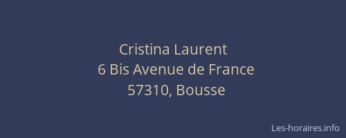 Cristina Laurent