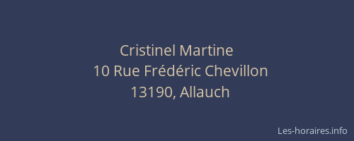 Cristinel Martine
