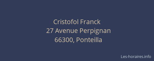 Cristofol Franck