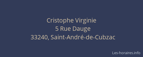 Cristophe Virginie