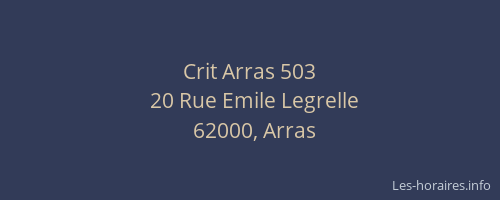 Crit Arras 503