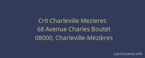 Crit Charleville Mezieres
