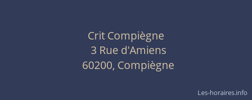 Crit Compiègne