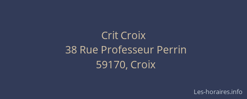Crit Croix