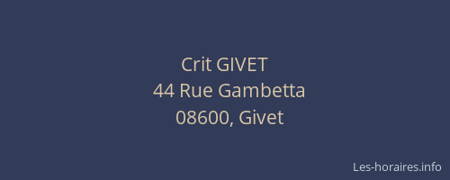 Crit GIVET