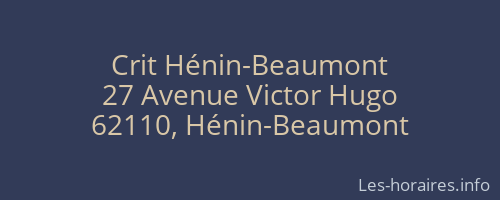 Crit Hénin-Beaumont