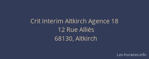 Crit Interim Altkirch Agence 18