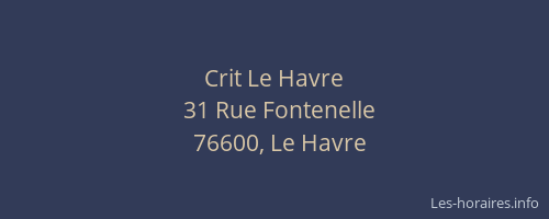 Crit Le Havre