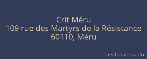 Crit Méru