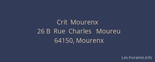 Crit  Mourenx