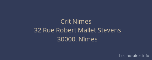 Crit Nimes
