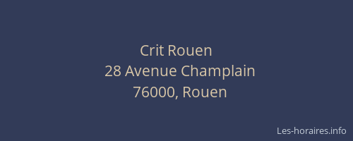 Crit Rouen