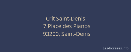 Crit Saint-Denis