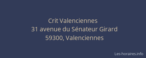 Crit Valenciennes