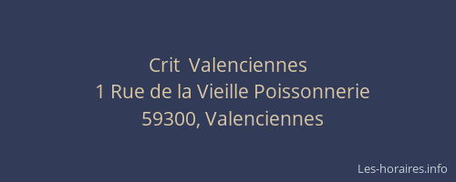 Crit  Valenciennes