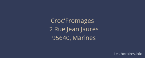 Croc'Fromages