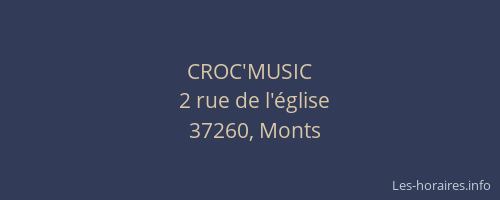 CROC'MUSIC