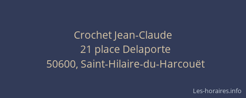 Crochet Jean-Claude