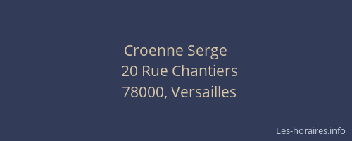 Croenne Serge