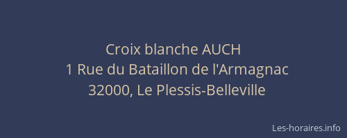 Croix blanche AUCH