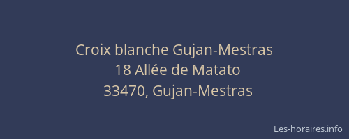Croix blanche Gujan-Mestras