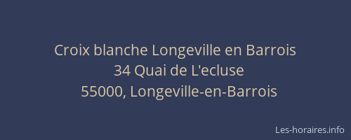 Croix blanche Longeville en Barrois