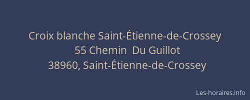 Croix blanche Saint-Étienne-de-Crossey
