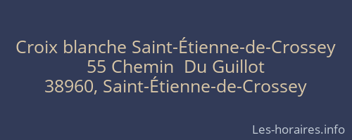 Croix blanche Saint-Étienne-de-Crossey