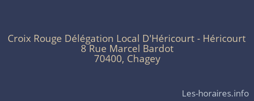 Croix Rouge Délégation Local D'Héricourt - Héricourt