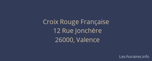Croix Rouge Française
