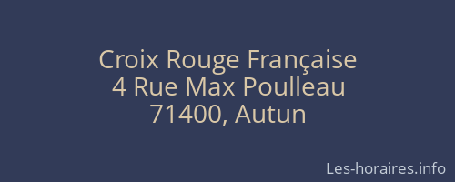 Croix Rouge Française