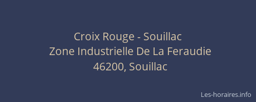 Croix Rouge - Souillac