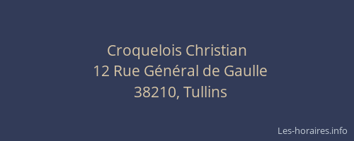 Croquelois Christian
