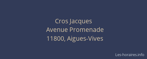 Cros Jacques