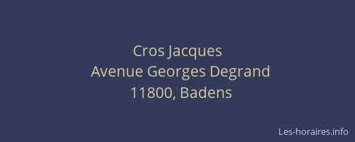 Cros Jacques