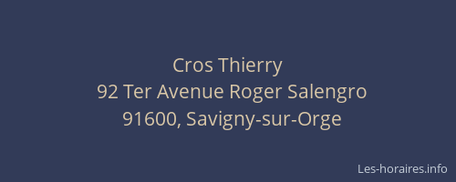 Cros Thierry