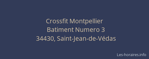 Crossfit Montpellier