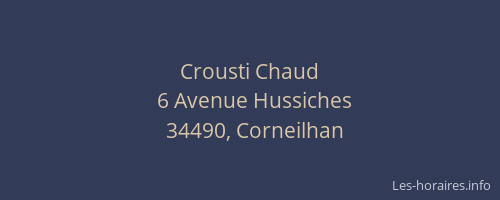 Crousti Chaud