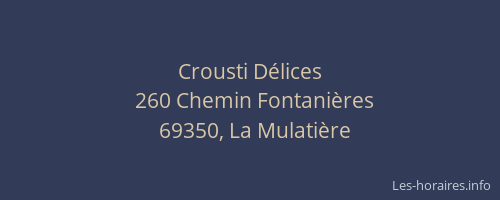 Crousti Délices