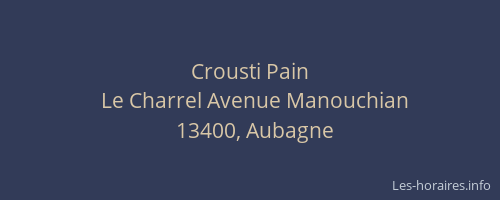 Crousti Pain