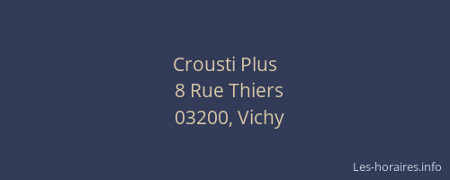Crousti Plus