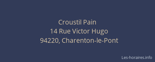 Croustil Pain