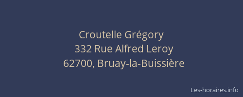 Croutelle Grégory